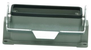 MULTICOMP PRO MP009419 Heavy Duty Connector, Base, Bulkhead Mount, Side Entry, Aluminium Body, 1 Lever, 24B