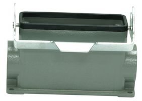 MULTICOMP PRO MP009423 Heavy Duty Connector, Base, Bulkhead Mount, Side Entry, Aluminium Body, 1 Lever, 24B