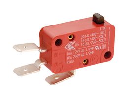 MARQUARDT 1005.1001 Microswitch, Ultra Miniature, Pin Plunger, SPDT, Quick Connect, 10 A