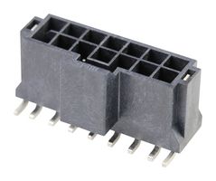 MOLEX 105429-1114 Pin Header, Wire-to-Board, 2.5 mm, 2 Rows, 14 Contacts, Surface Mount Straight