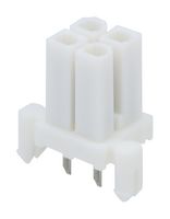 MOLEX 15-24-7043 Rectangular Connector, Mini-Fit BMI Series, 4 Contacts, Receptacle, 4.2 mm, Through Hole, 2 Row