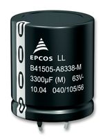 TDK B43501B9157M000 Electrolytic Capacitor, Long Life, 150 µF, 400 V, ± 20%, Snap-In, 10000 hours @ 85°C