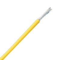 TE CONNECTIVITY - RAYCHEM 44A0111-16-4 Wire, PVDF, Yellow, 16 AWG, 19 x 29AWG, 100 m