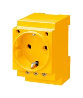 SIEMENS 5TE6810 Socket Outlet, 16 A, Yellow, Screw, SENTRON Series