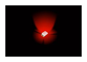 ROHM CSL1901UW1 LED, Red, SMD, 1.6mm x 0.8mm, 2 mA, 1.8 V, 620 nm