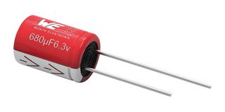 WURTH ELEKTRONIK 870235674005 Polymer Aluminium Electrolytic Capacitor, 82 µF, 35 V, Radial Leaded, 0.02 ohm