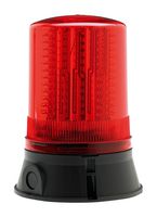 MOFLASH SIGNALLING LED401-02-02  (RED) Beacon, Continuous, Flashing, Rotating, -25 °C to 55 °C, 24 VDC, 205 mm H, LED401 Series, Red