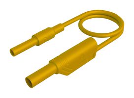 HIRSCHMANN TEST AND MEASUREMENT 934042103 Banana Test Lead, 4mm Stackable Banana Plug, Shrouded, 4mm Banana Socket, Shrouded, 3.3 ft, 1 m
