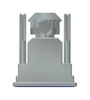 AMPHENOL CONEC 15-004770 D Sub Backshell, DA, 180°, Metallised ABS (Acrylonitrile Butadiene Styrene) Body