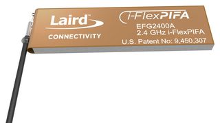 EZURIO EFG2400A3S-10MH4L RF Antenna, 2.4 GHz to 2.48 GHz, PIFA, 3.4 dBi, 50 ohm, Adhesive