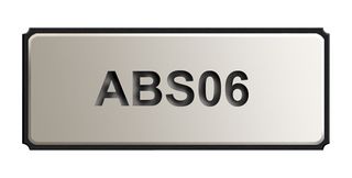 ABRACON ABS06-32.768KHZ-6-1-T Crystal, ABS06 Series, 32.768 kHz, 10 ppm, 6 pF