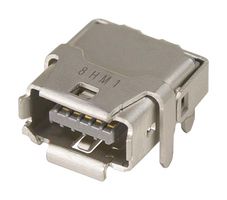 HARTING 09452819001 Modular Connector, IX Type B Jack, 1 x 1 (Port), 10P10C, Cat6a, IP20, Surface Mount