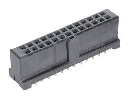 HARTING 09195266824 PCB Receptacle, Board-to-Board, 2.54 mm, 2 Rows, 26 Contacts, Through Hole Mount, SEK Series