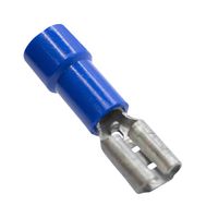 MUELLER ELECTRIC BU-190170031 Quick Disconnect Terminal, Female Quick Disconnect, 4.75mm x 0.51mm, 0.187" x 0.02", 16 AWG