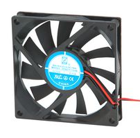 ORION FANS OD8015-24MB DC Axial Fan, 24 V, Square, 80 mm, 15 mm, Ball Bearing, 23 CFM