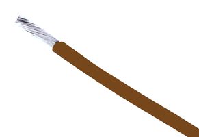 BELDEN 83005 001100 Wire, Hook Up, Hi Temp, PTFE, Brown, 22 AWG, 7 x 30AWG, 30.5 m