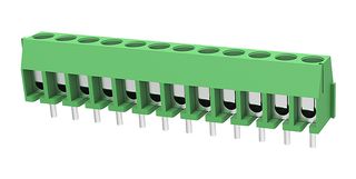 MULTICOMP PRO MP011994 Wire-To-Board Terminal Block, 3.5 mm, 12 Ways, 24 AWG, 18 AWG, 1 mm², Screw