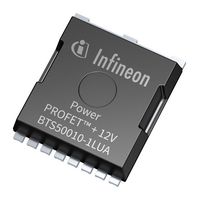 INFINEON BTS500101LUAAUMA1 Power Load Distribution Switch, High Side, Active High, AEC-Q100, 1 Output, 90 A, 0.001 ohm, HSOF