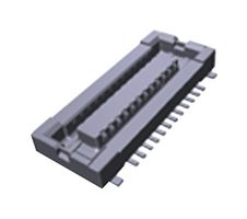PANASONIC AXT524124 Mezzanine Connector, Receptacle, 0.4 mm, 2 Rows, 24 Contacts, Surface Mount, Copper