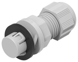 TE CONNECTIVITY - ENTRELEC 1SNG622001R0000 Cable Gland, 3 mm, 10 mm, Nylon 6 (Polyamide 6), Light Grey, IP68