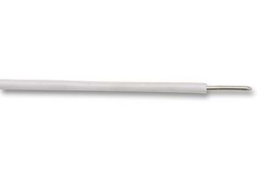 BRAND REX SPC00440A003 25M Wire, Solid, Equipment, PTFE, White, 26 AWG, Solid, 82 ft