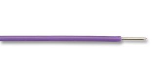 MULTICOMP PRO MCP00006 Wire, PVC, Violet, 23 AWG, 0.28 mm², 328 ft, 100 m, BS4808 / Def Stan 61-12, 1/0.6