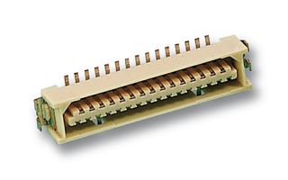 HARWIN M40-6003146 Mezzanine Connector, Header, 1 mm, 2 Rows, 31 Contacts, Surface Mount, Phosphor Bronze