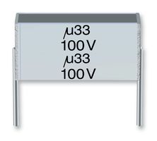 TDK B32562J1225K000 General Purpose Film Capacitor, Metallized PET Stacked, Radial Box - 2 Pin, 2.2 µF, ± 10%, 63 V