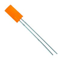 MULTICOMP PRO MCL453BD LED, Amber, Through Hole, 2mm x 5mm, 20 mA, 2.1 V, 606 nm