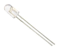 BROADCOM HLMP-BL06-N0000 LED, Amber, Through Hole, T-1 3/4 (5mm), 20 mA, 2.2 V, 594 nm
