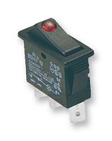 ARCOLECTRIC / BULGIN LIMITED C5503PTNAM Rocker Switch, Off-On, SPDT, Illuminated, Panel Mount, Black, 5500 Series
