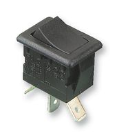 MULTICOMP MC36328-011-01 Rocker Switch, On-Off, SPDT, Non Illuminated, Panel Mount, Black, MC36328