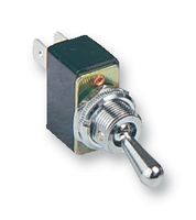 ARCOLECTRIC / BULGIN LIMITED C0600CCAAE Toggle Switch, Off-On, SPST, Non Illuminated, 0600 Series, Panel Mount, 3 A