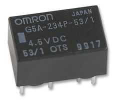 ARATAS G5A-234P-53/1 4.5DC RELAY, PCB, DPCO, 4.5VDC