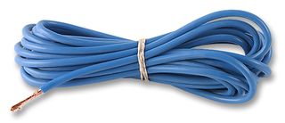 STAUBLI 61.7610-23 Wire, Stranded, Silivolt® 1V Super Flex, Silicone Rubber, Blue, 13 AWG, 651 x 0.07mm, 25 m