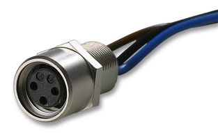 BINDER 09-3412-00-03 Circular Connector, Subminiature Circular Connector, 718 Series, Panel Mount Receptacle, 3 Contacts