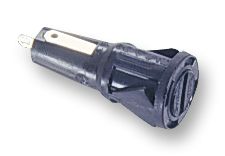 ARCOLECTRIC / BULGIN LIMITED T0340RAAAB Fuseholder, Panel Mount, 250V, 6.3A, 5 x 20mm, Solder, Snap-In, Screwdriver, PC2