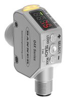 BANNER ENGINEERING Q4XTBLAF300-Q8 Laser Sensor, 655nm Red Laser, NPN/PNP, Background/Foreground Suppression, 5 Pin M12 Connector