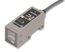 OMRON INDUSTRIAL AUTOMATION E3S-CR11 Photoelectric Sensor, E3S Series, Fuzzy Logic, Retroreflective, 3 m, NPN / PNP, 10 V to 30 V