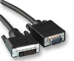 VDC 104911915 CABLE, DVI-A M TO VGA M, 5M