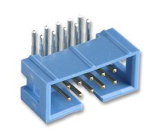 TE CONNECTIVITY - AMP 2-1761605-3 Pin Header, Right Angle, Wire-to-Board, 2.54 mm, 2 Rows, 10 Contacts, Through Hole Right Angle