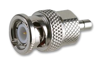 RADIALL R191209000 RF / Coaxial Adapter, SMB, Plug, BNC, Plug, Straight Adapter, 50 ohm