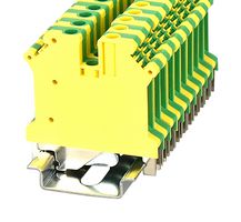 MULTICOMP PRO MP012872 DIN Rail Mount Terminal Block, 2 Ways, 24 AWG, 10 AWG, 4 mm², Screw