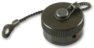 AMPHENOL LTD 62GB-812-12 Dust Cap / Cover, Size 12, Cap and Cord, 62GB Series Connectors, Aluminium Body, 62 GB