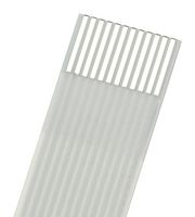 MOLEX 15166-0061 FFC / FPC Cable, 6 Core, 0.5 mm, Same Sided Contacts, 6 ", 152 mm, White