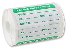 FLUKE FLUKE PASS500 Label, Write-On, Passed Safety Test