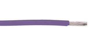 BELDEN 83003 007100 Wire, Hook Up, Hi Temp, PTFE, Violet, 24 AWG, 19 x 36AWG, 30.5 m