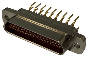 MULTICOMP PRO MP013353 D Sub Connector, Micro D, Receptacle, MP Micro-D, 37 Contacts, Solder