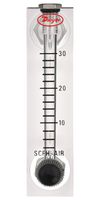 DWYER VFA-6-EC Air Flowmeter, 4SCFH to 30SCFH, 5%, 3.175mm, 10bar, VF Series Flow Meter, End Connections