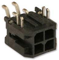MOLEX 43045-0407 HEADER, RIGHT ANGLE, 4WAY
